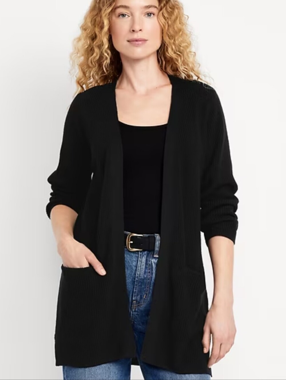 Old Navy Black Open-Front Women's Cardigan Sweater XXL